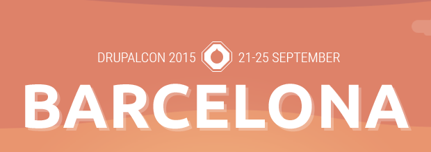 Logo der DrupalCon 2015 in Barcelona